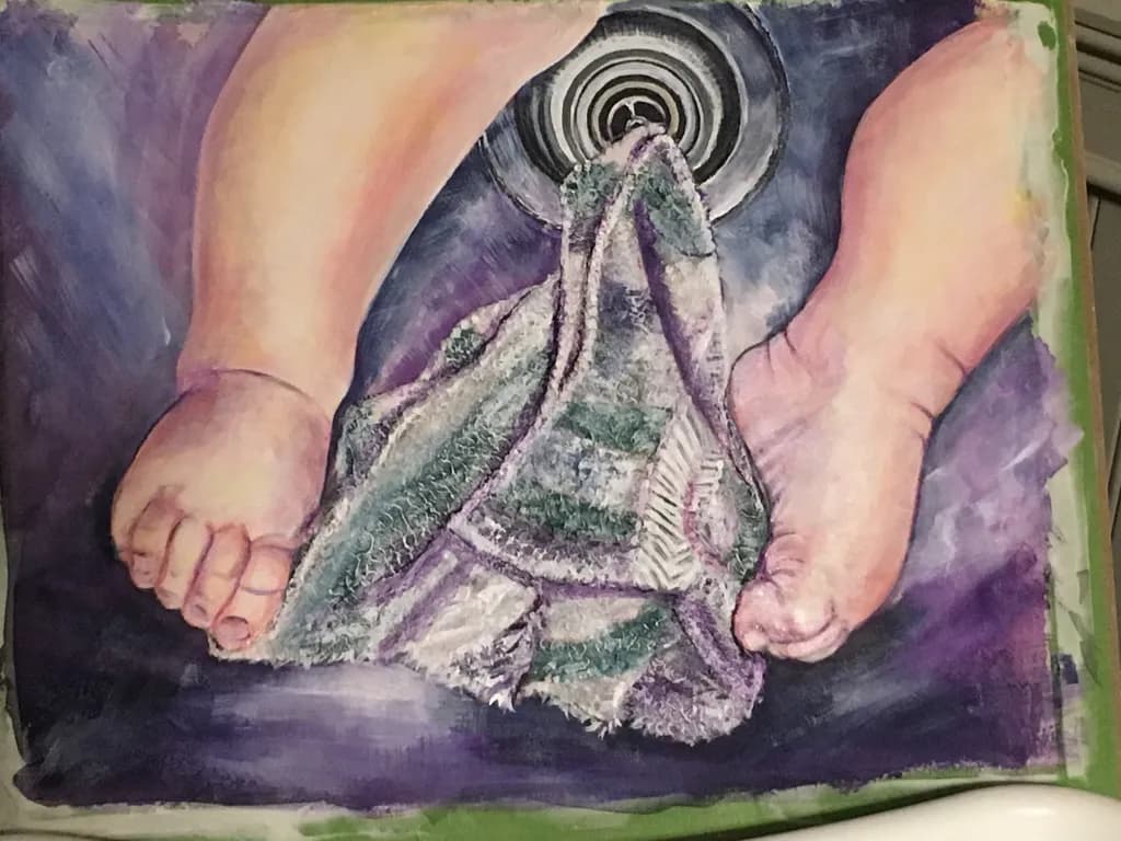Feet and Towel Drain