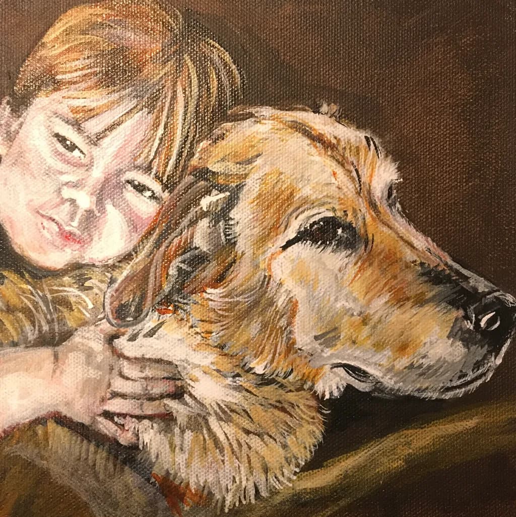 Child and Dog Bond