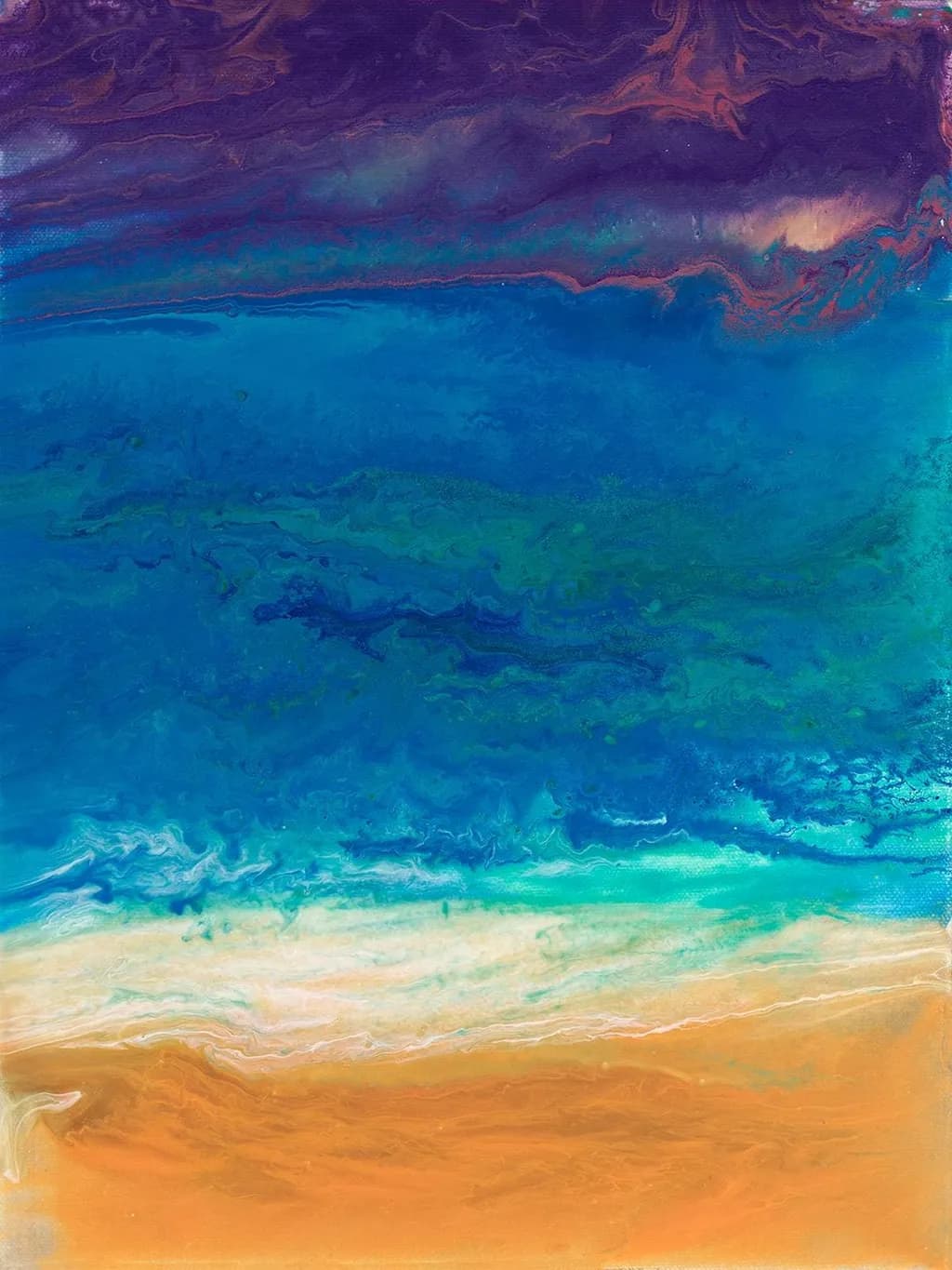 Whispers of the Ocean: A Dance of Color and Light