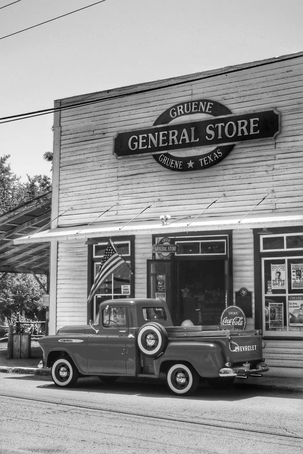 Rustic Charm: A Vintage Chevrolet at Gruene General Store