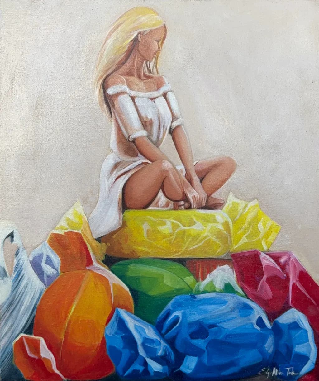 Whispers of Color: A Sweet Reflection on Life's Interactions