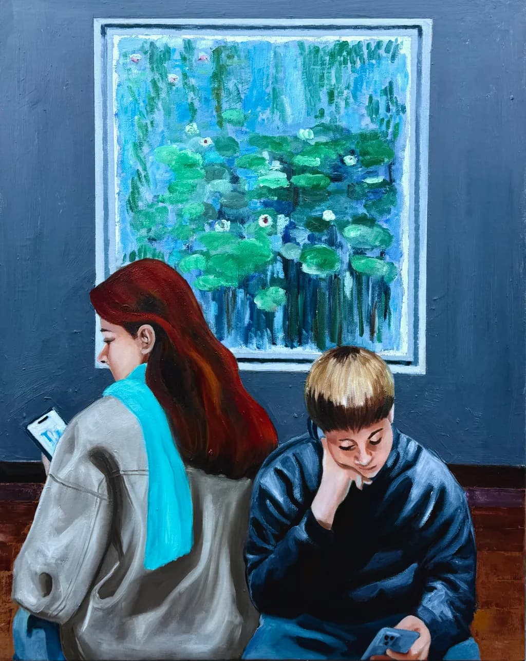 Digital Solitude: A Modern Reflection on Connection and Contemplation