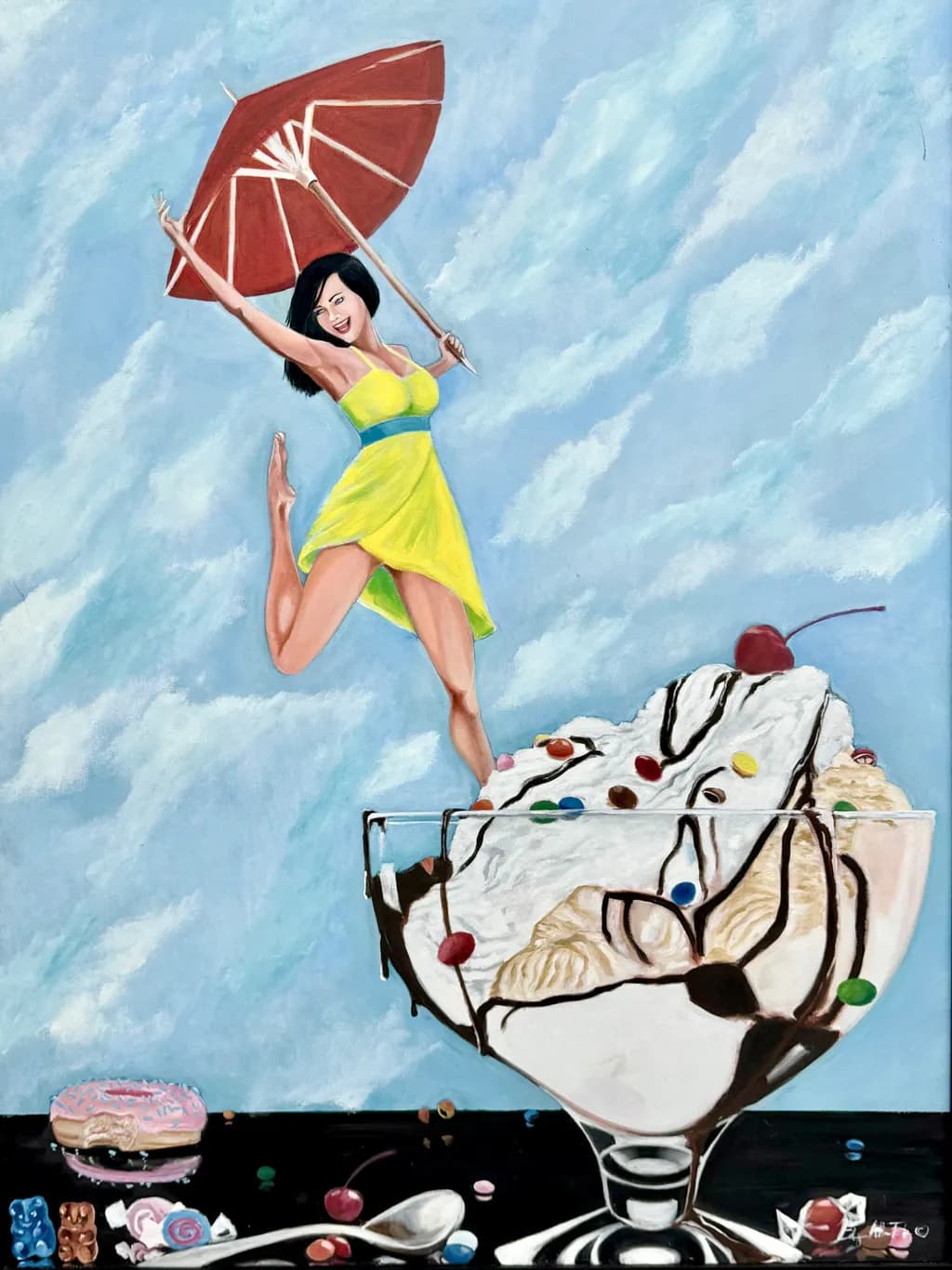 Whimsical Delight: Dancing Through a Sweet Dreamscape!