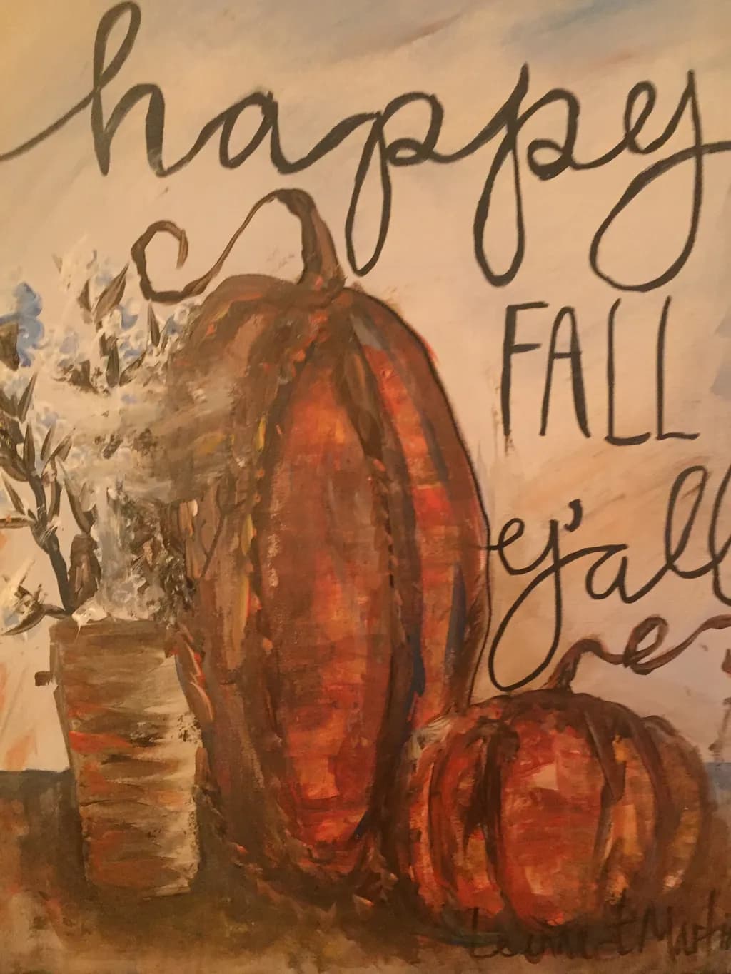 Happy Fall Y’all Pumpkins
