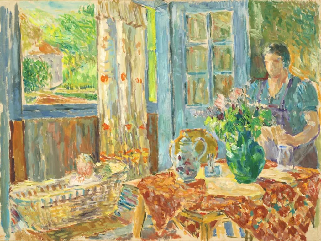Whispers of Home: A Sunlit Kitchen Embracing Life and Nature