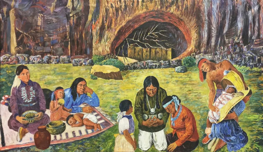 Harmony in Tradition: A Gathering of Generations in Nature's Embrace