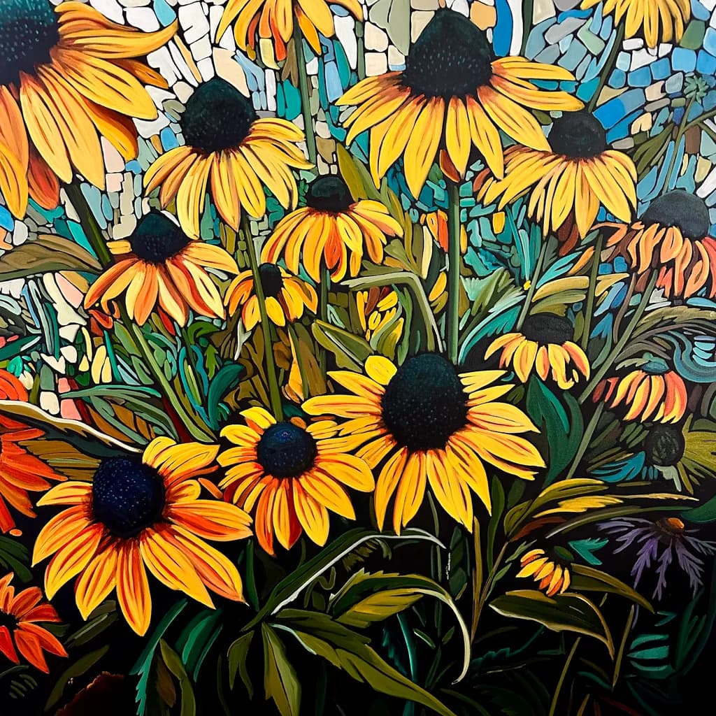 Golden Blooms: A Vibrant Celebration of Sunflowers in Full Bloom