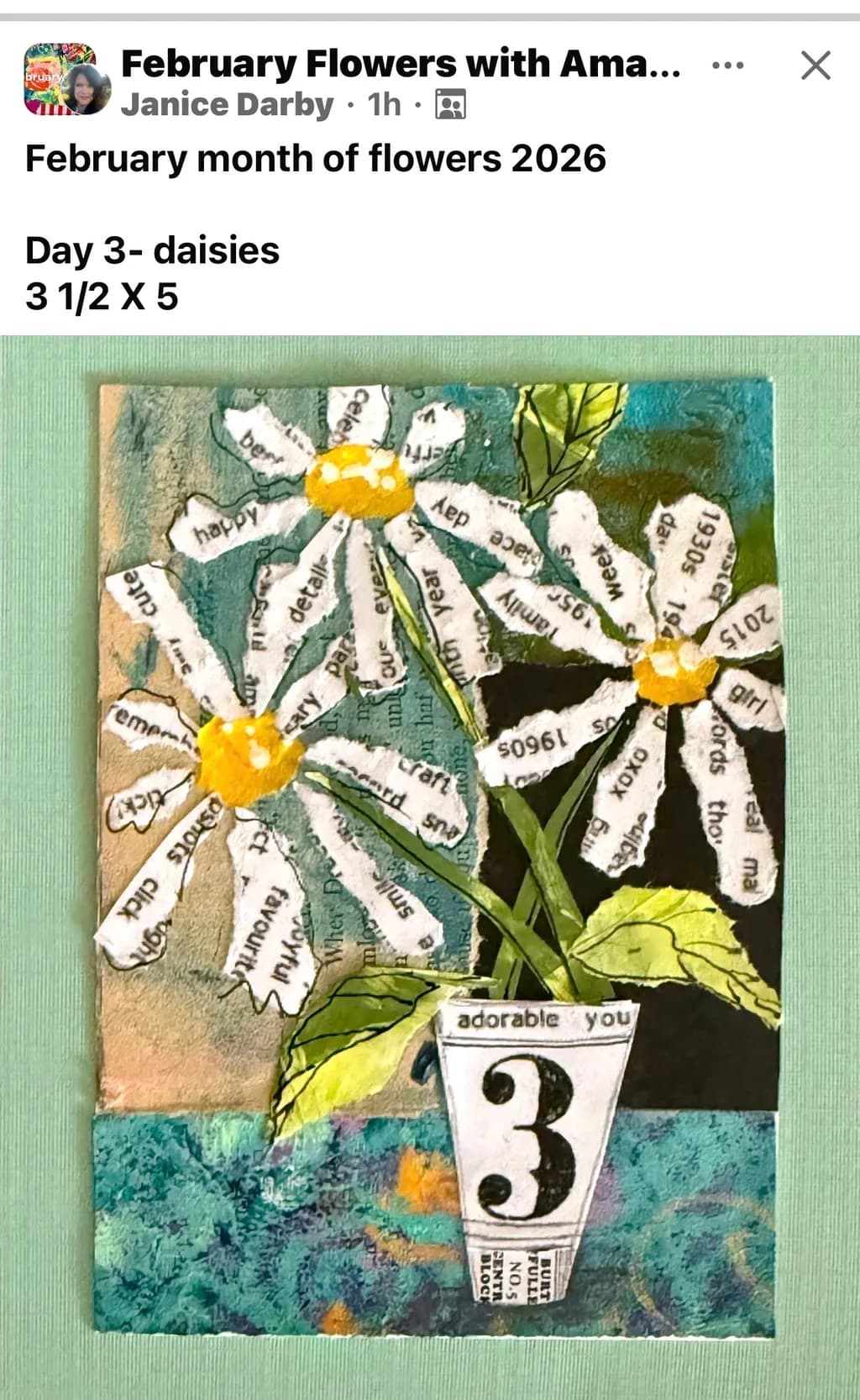 Daisies Collage