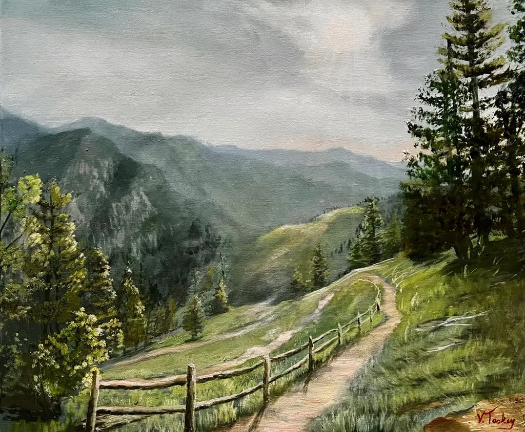 Whispers of Serenity: A Tranquil Path Through Lush Green Landscapes
