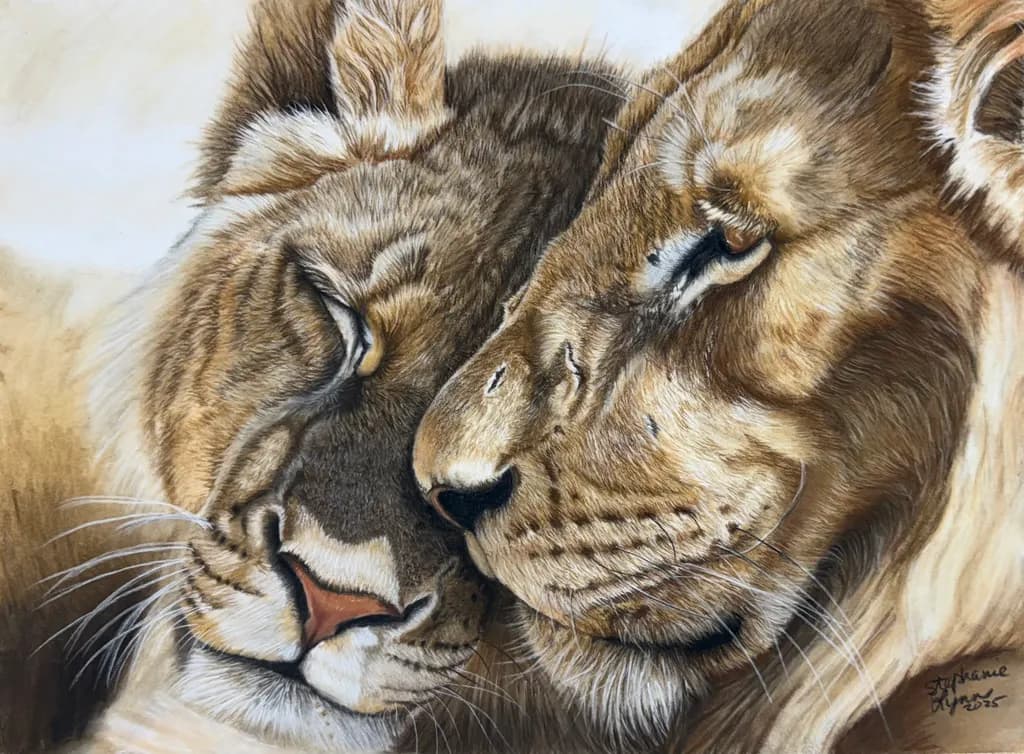 Lion Embrace
