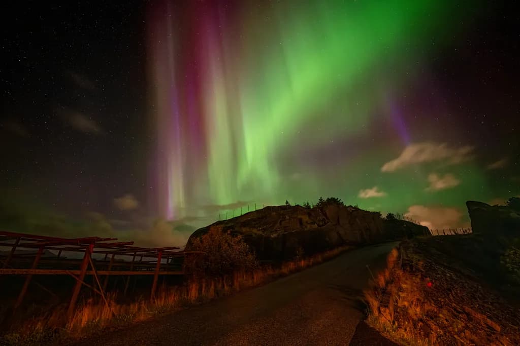 Whispers of the Aurora: A Night's Dance Beneath the Stars