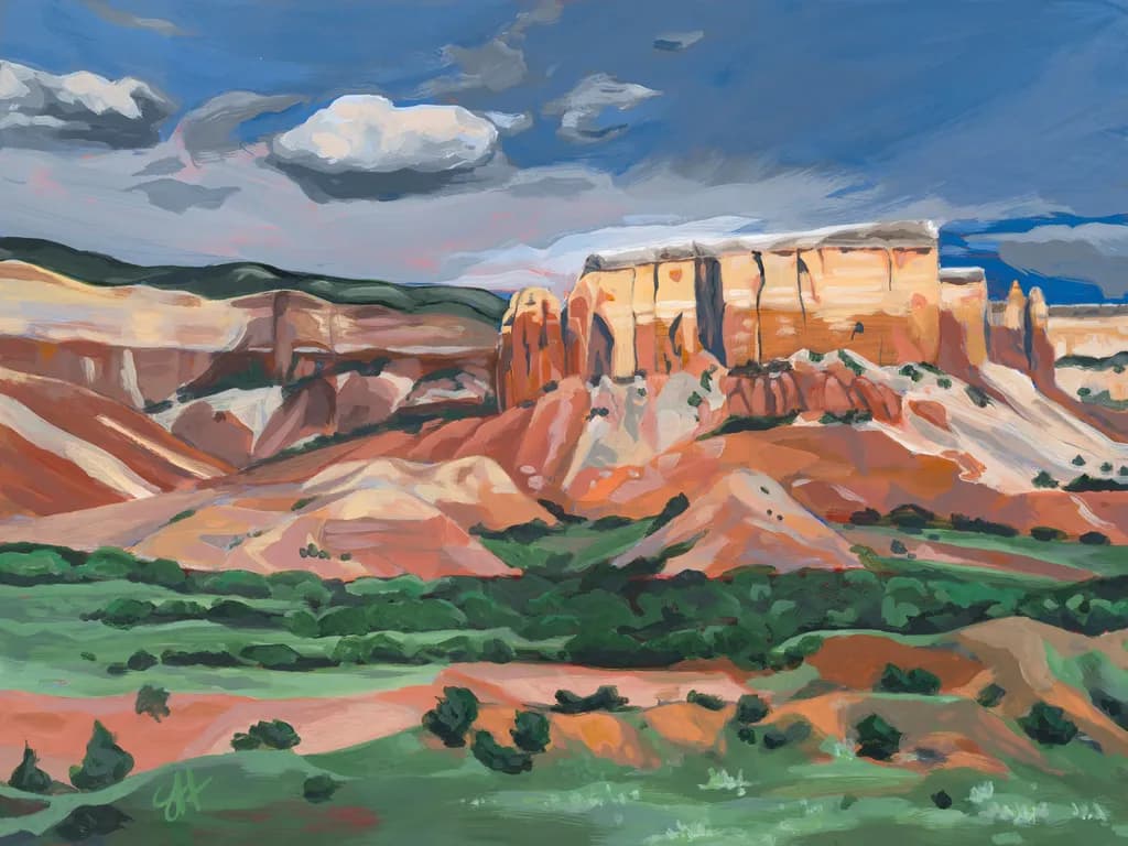 Whispers of the Mountains: A Colorful Dance of Nature's Palette
