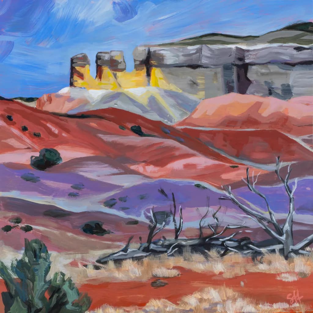 Desert Whispers: A Colorful Journey Through Nature's Palette