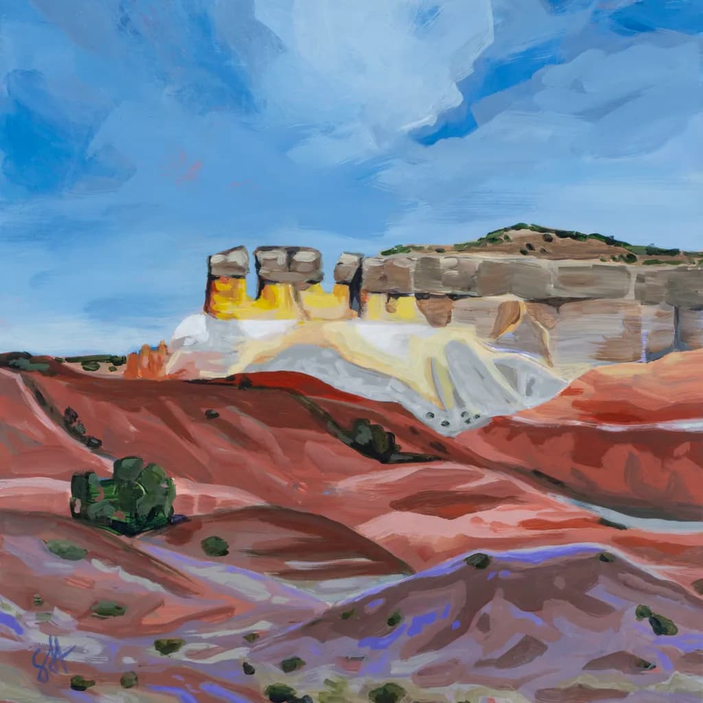 Whispers of the Desert: A Colorful Journey Through Time and Terrain
