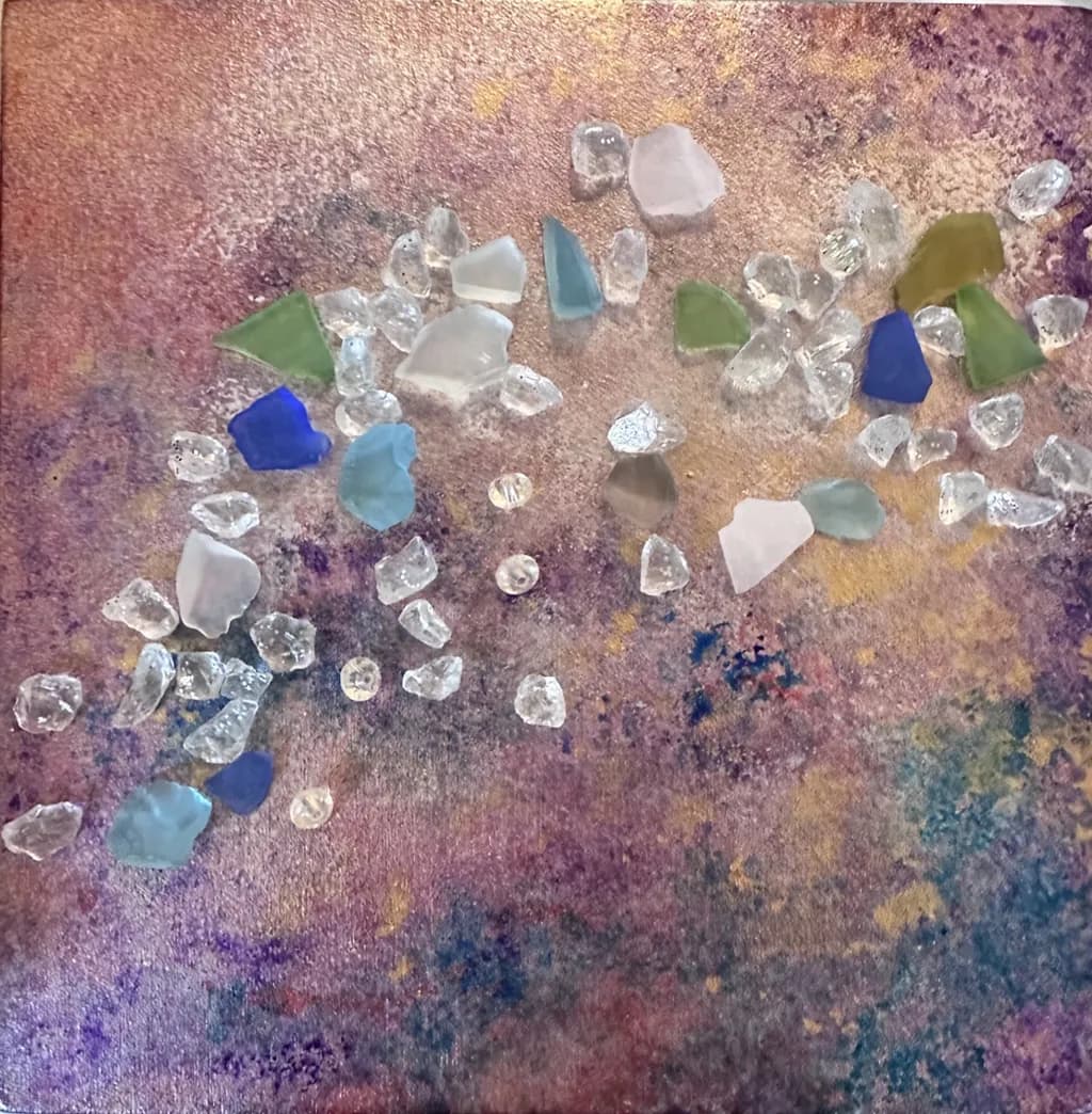 Sea Glass Mosaic 6 x 6