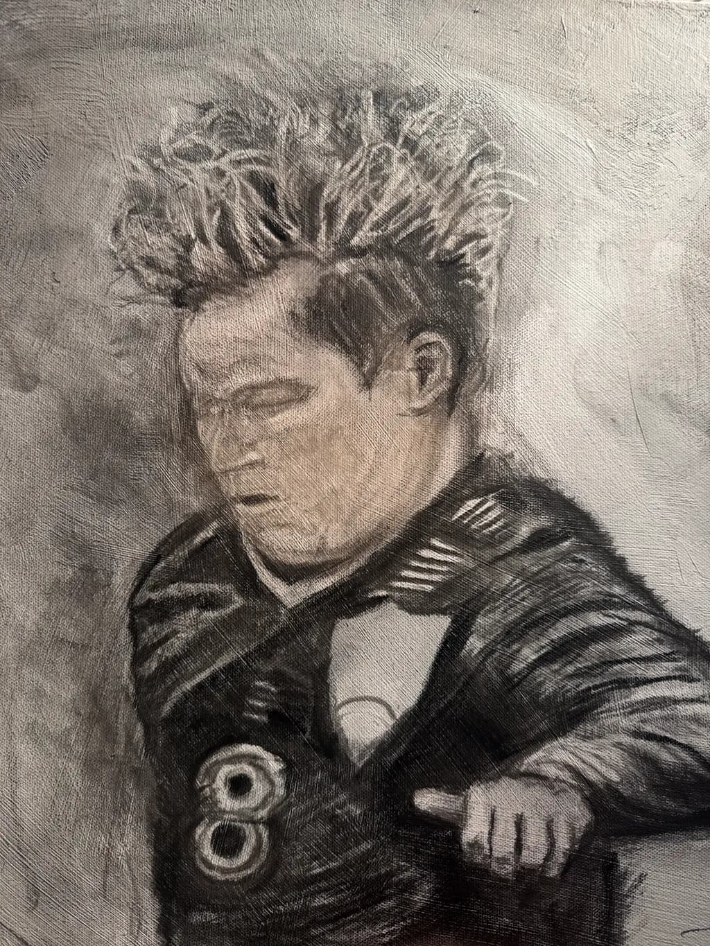 Charcoal Portrait Focus