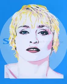 Vibrant Echoes: A Modern Portrait of Beauty and Expression