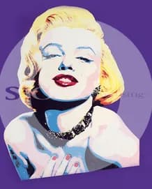 Timeless Glamour: A Pop Art Tribute to Iconic Beauty