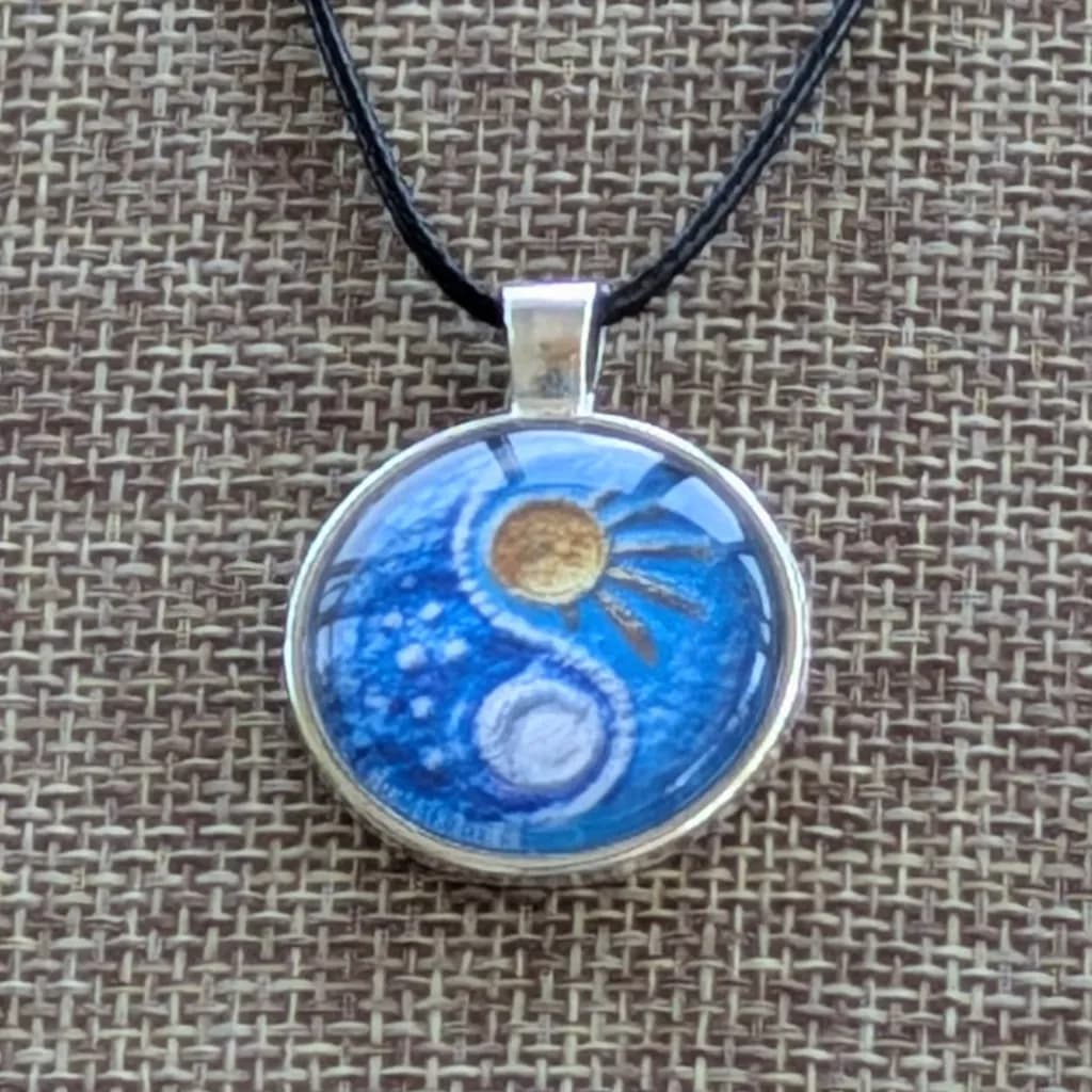Yin Yang Photo Pendant