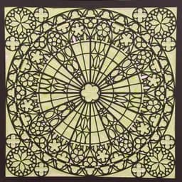 Lime Floral Mandala