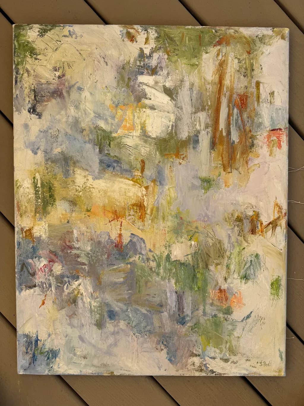 Whispers of Nature: An Abstract Journey Through Color and Emotion