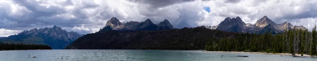 Sawtooth Mountains Panorama