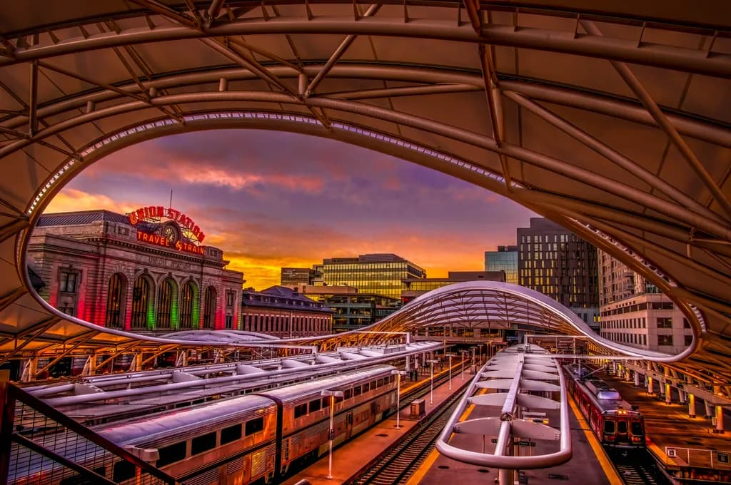 Denver Union Station Sunrise