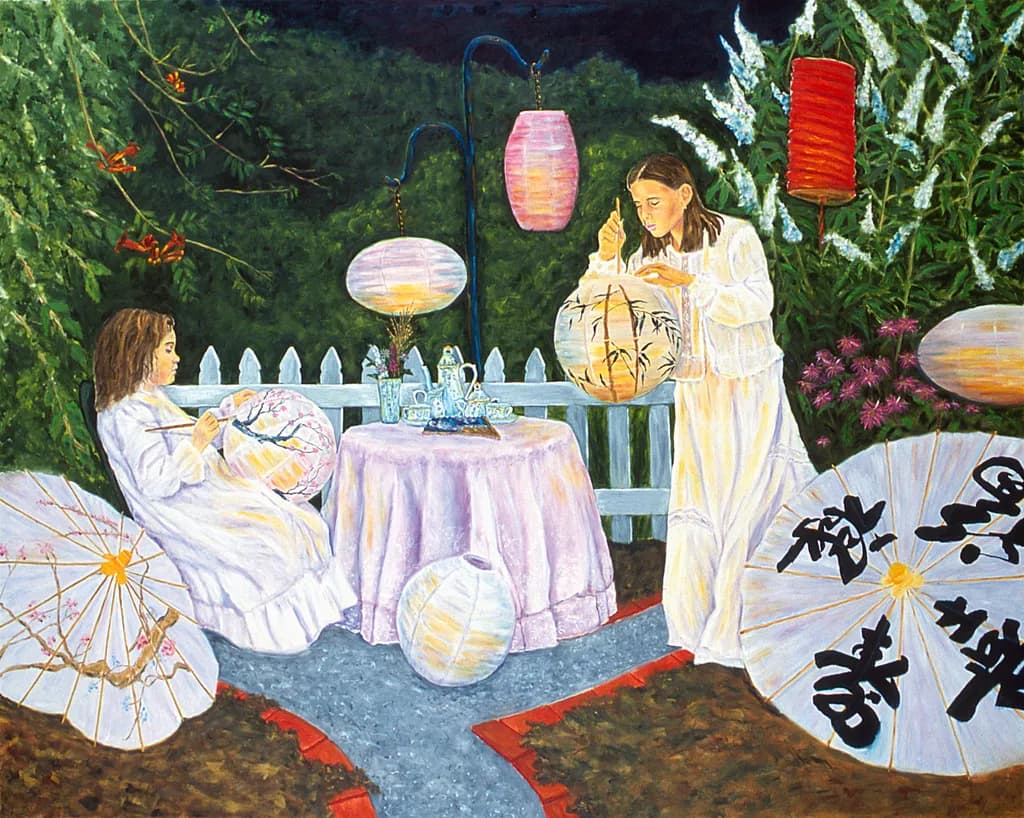 Whispers of Light: A Serene Evening of Lantern Crafting