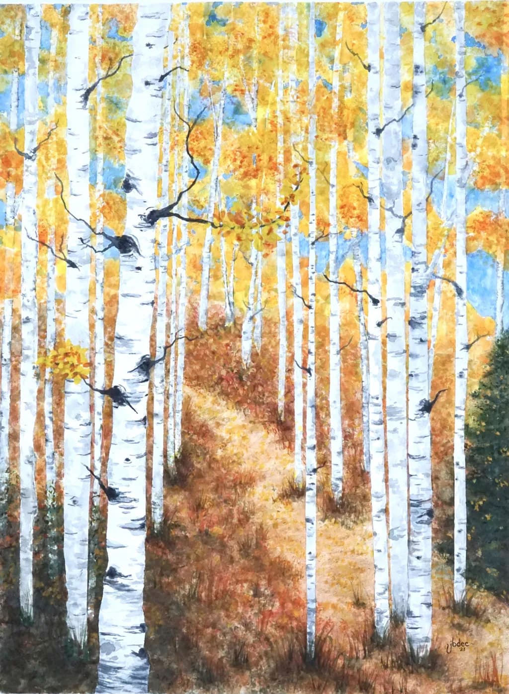 Autumn Aspen Trees