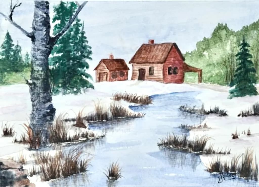 Winter Cabin