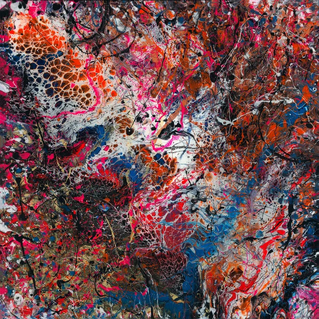 Vibrant Chaos: A Dance of Color and Emotion in Abstract Expressionism