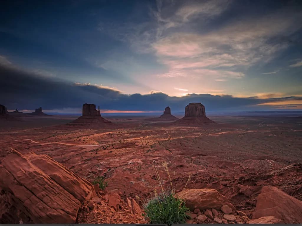 Dawn at Monument Valley