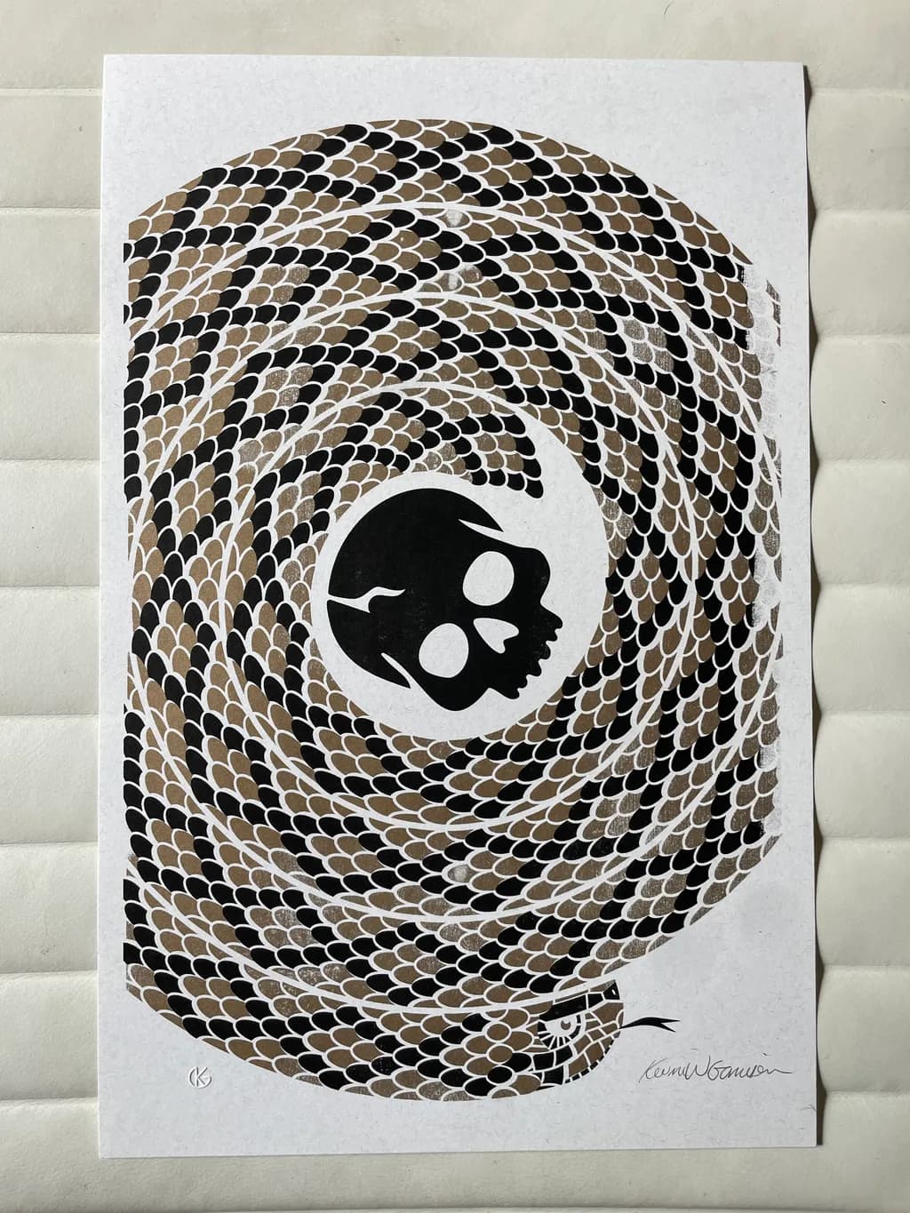 Scale Spiral Skull