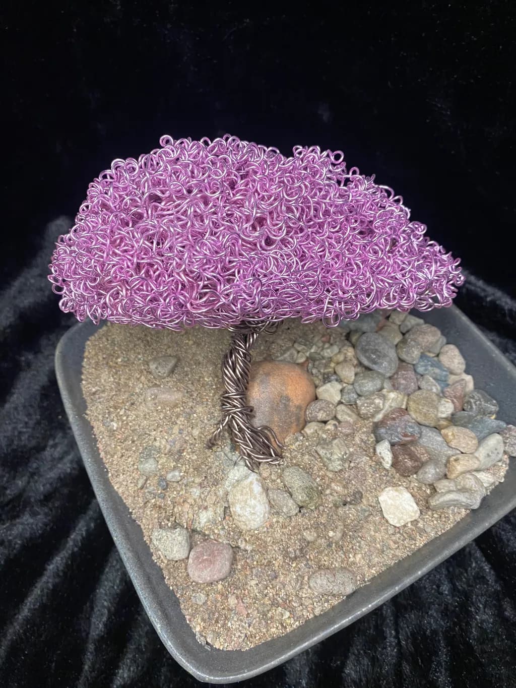 Lavender Wire Bonsai