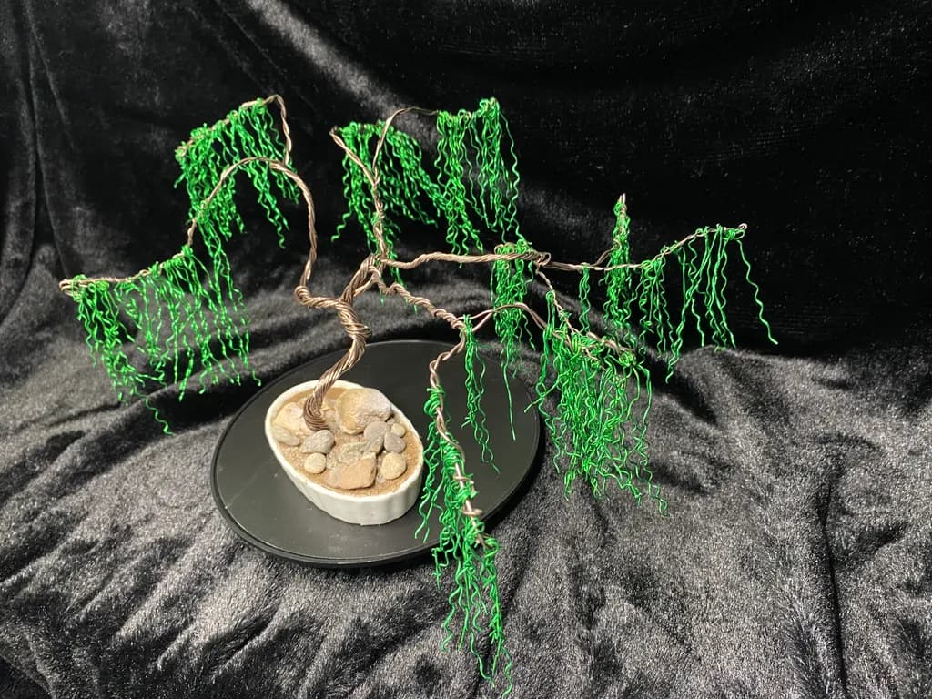 Curled Willow Sculpture