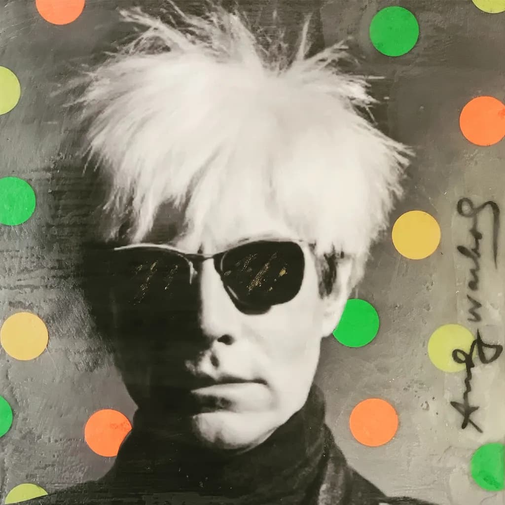 Iconic Whispers: The Bold Contrast of Andy Warhol's Vision