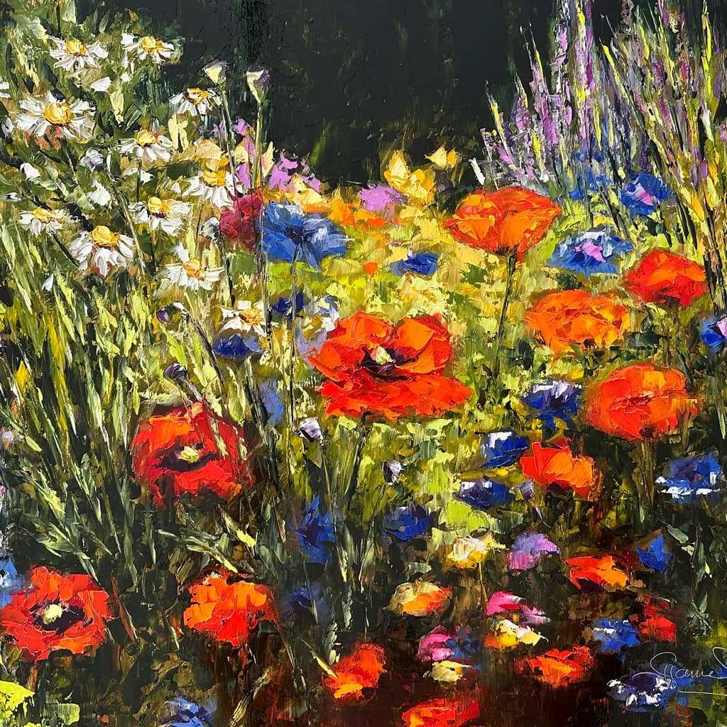 Vibrant Symphony: A Kaleidoscope of Wildflowers in Bloom