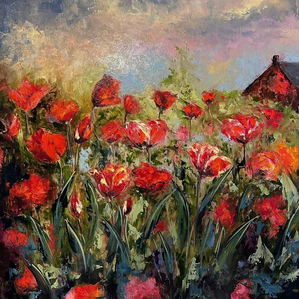 Vibrant Garden Symphony: A Colorful Celebration of Nature's Blooms