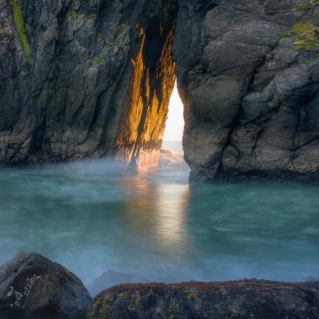 Golden Sea Cave