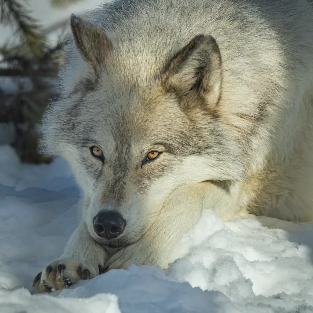 Yellow Eyes in Yellowstone