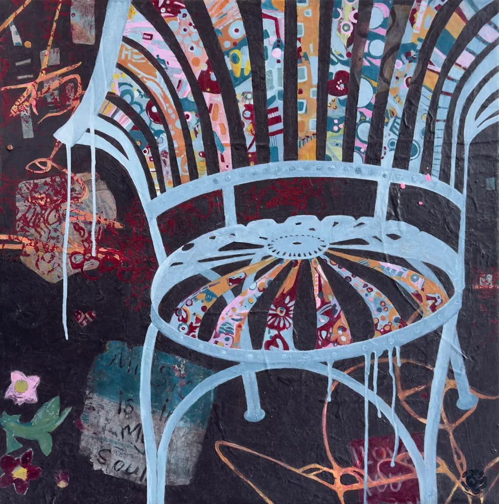Patterned Chair Canvas