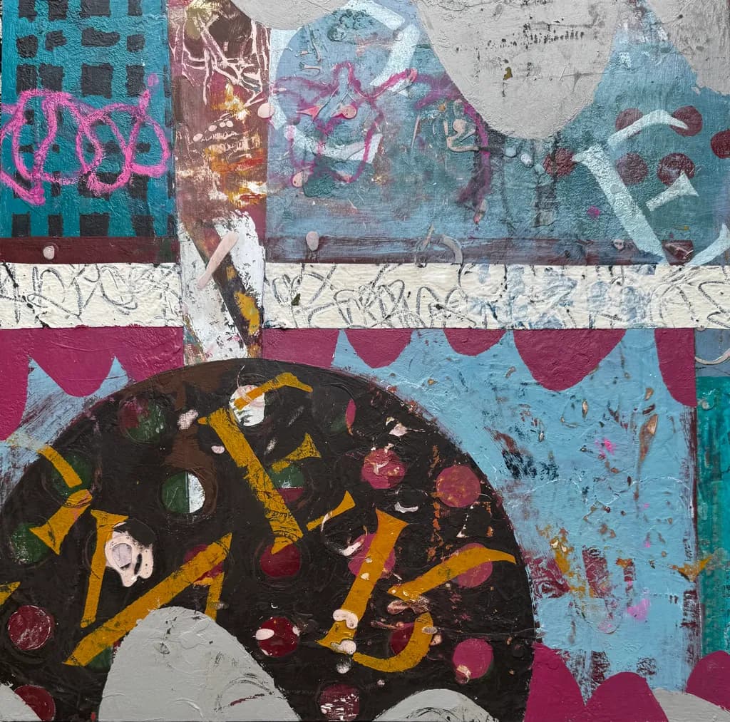 Vibrant Chaos: A Playful Exploration of Color and Form in Urban Art