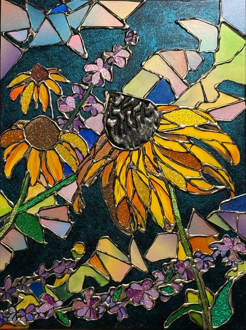 Sunflower Stained Glass
