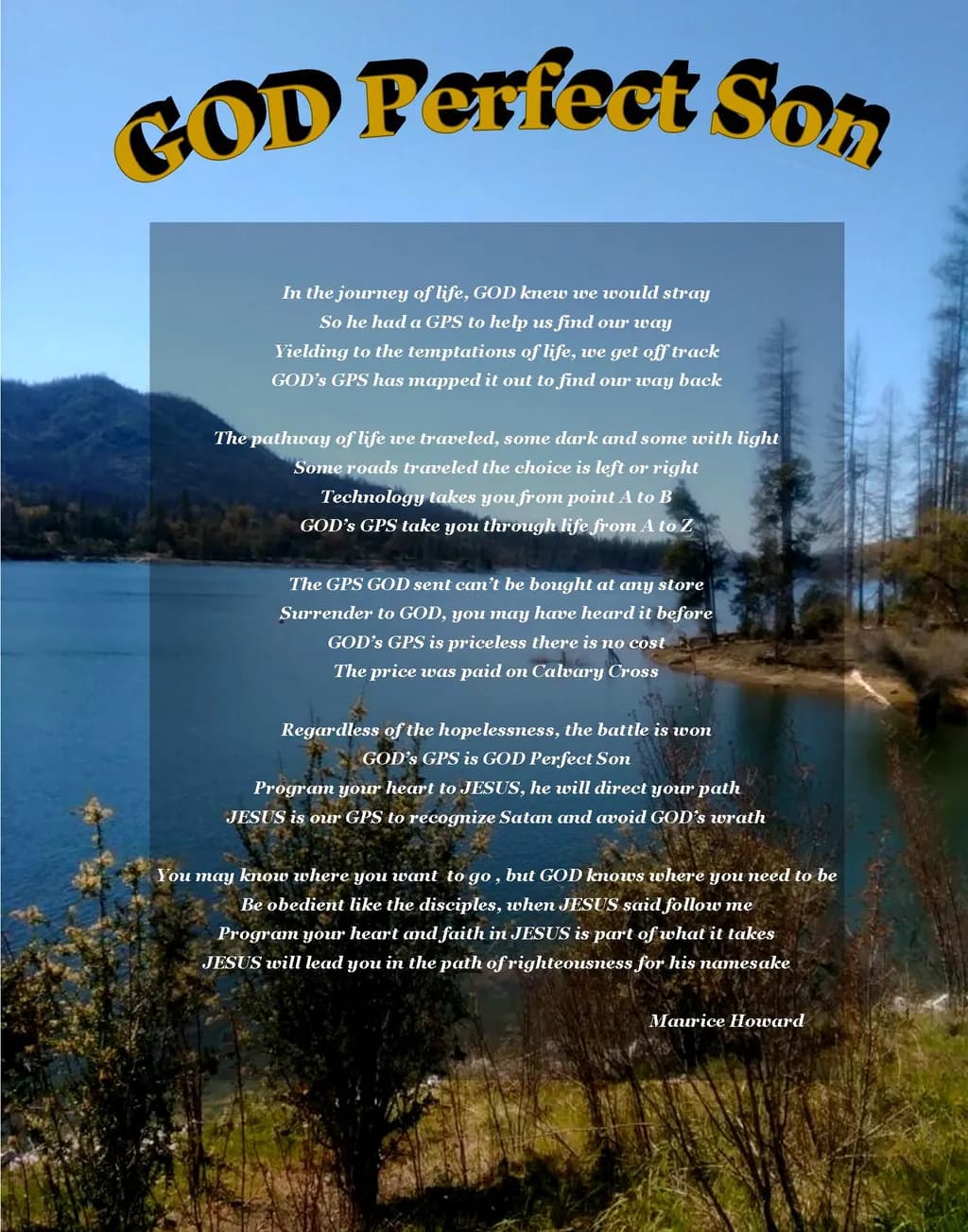 Divine Navigation: GOD Perfect SON