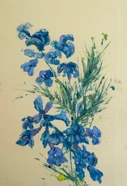Blue Iris Bouquet