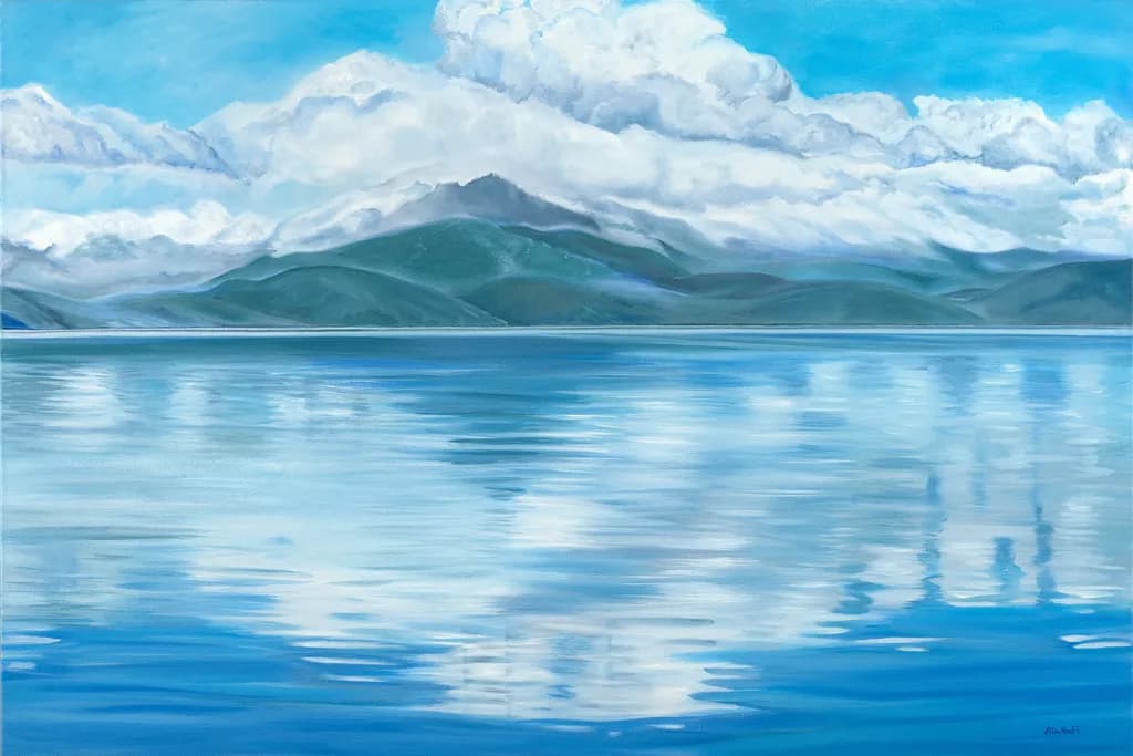 Lake Sevan Reflection