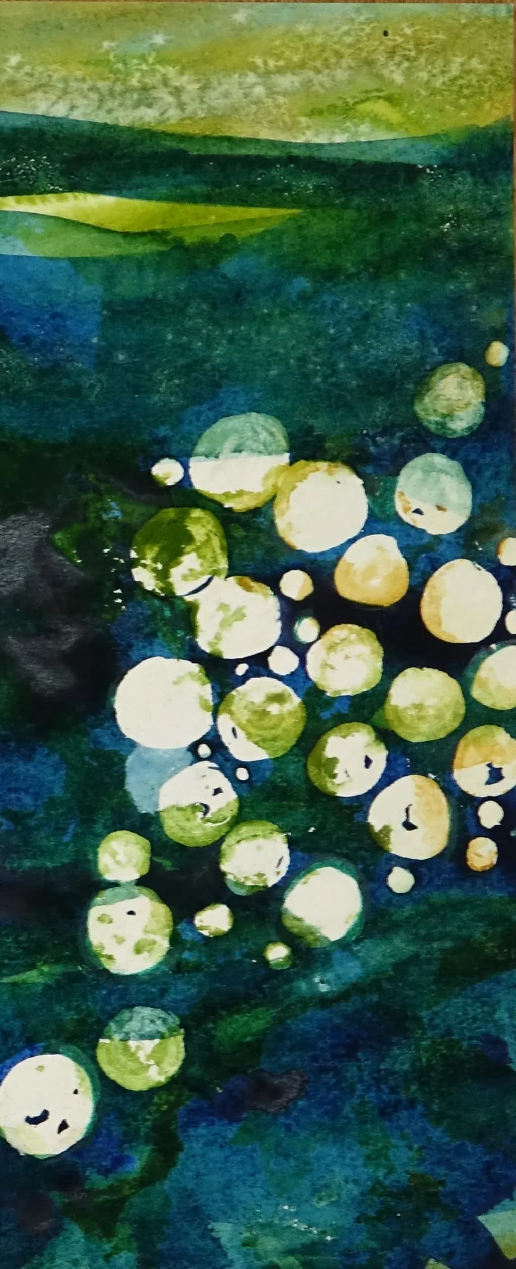 Whispers of Nature: An Abstract Watercolor Journey Through Organic Textures and Colors