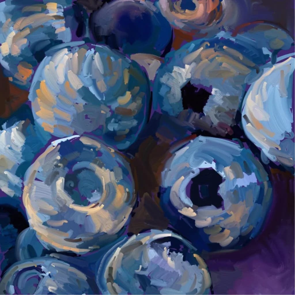 Blueberry Cluster