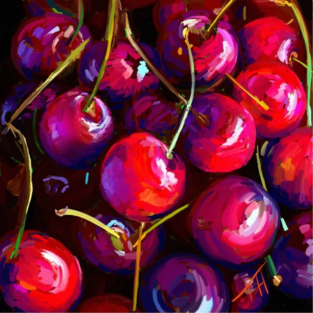 Glowing Cherries