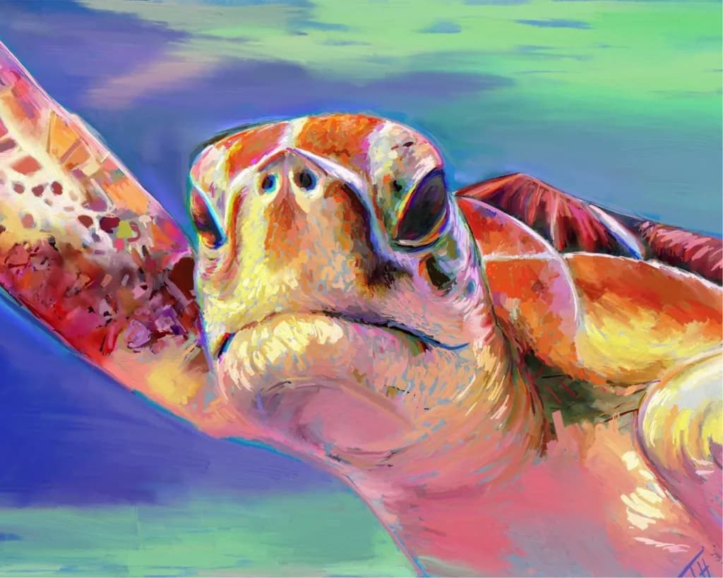 Chelonia Sea Turtle